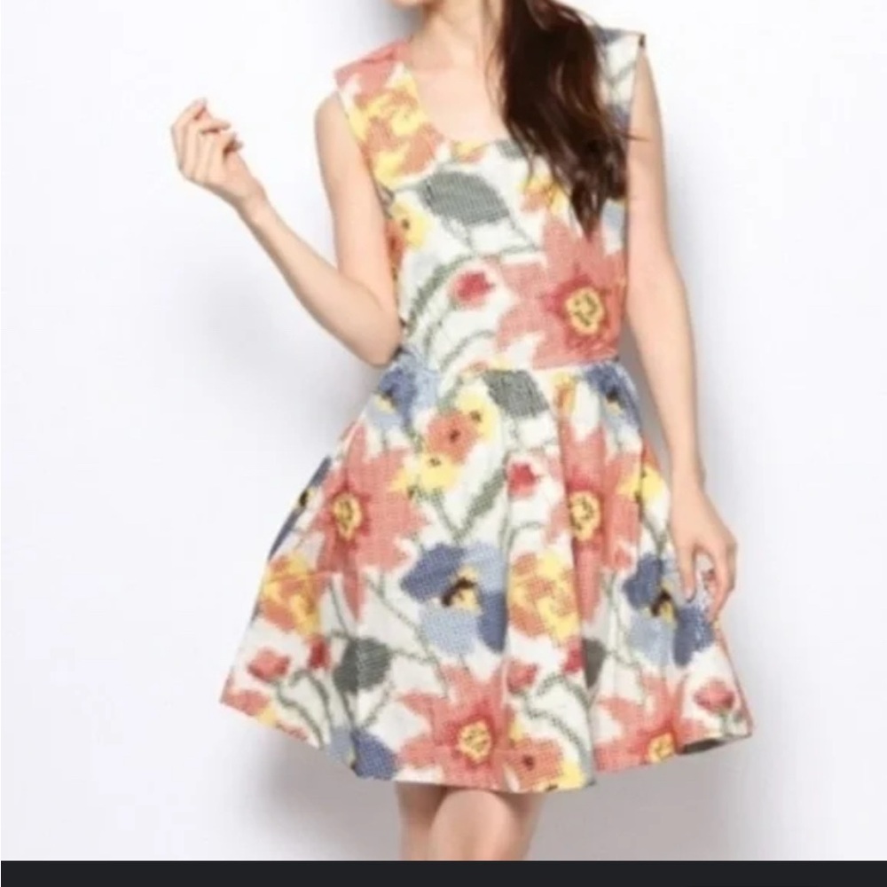 Kate Spade Floral Print Mini Dress
